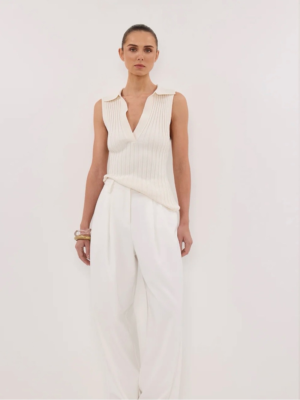 DISSH Hal Plaster Sleeveless Knit Top